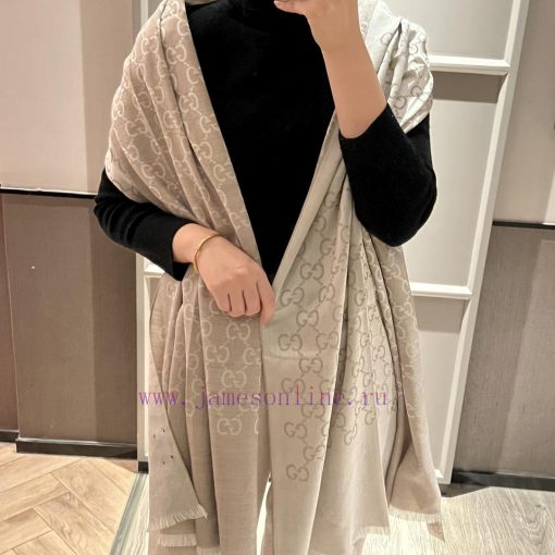 Gucci Classic Shawl GG Old Flower Thin Long Scarf G Evergreen Tree Style, unisex and suitabllxgwy9bo - Image 12