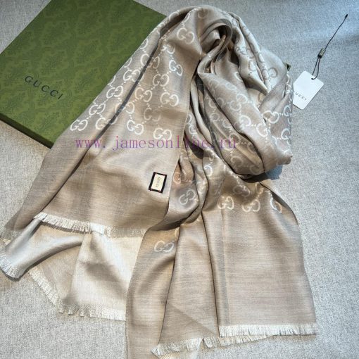 Gucci Classic Shawl GG Old Flower Thin Long Scarf G Evergreen Tree Style, unisex and suitabllxgwy9bo - Image 19