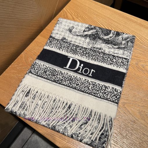 DIOR One Side Animal One Side Thousand Bird Element Long Scarf is a hot selling item, with dh91c5qay - Image 14