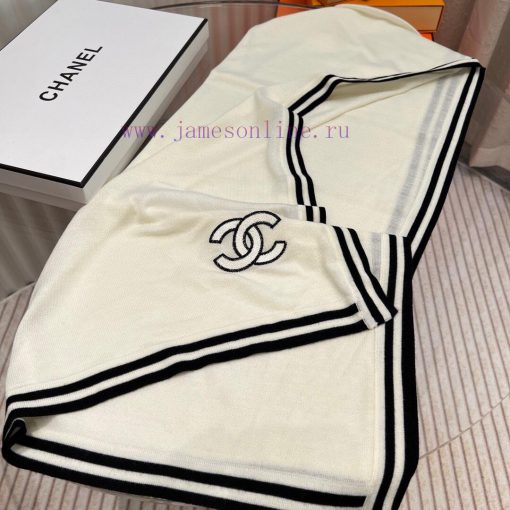Chanel's classic and popular plain long scarf is highly recommended by VIPs. You must start tq36mwh7 - Image 16