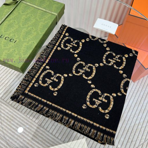 Synchronized Double G Jacquard Double sided Shawl Style Classic, Elegant and Fashionable, Nop9dkrap5 - Image 6