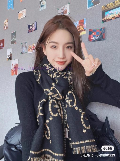 Synchronized Double G Jacquard Double sided Shawl Style Classic, Elegant and Fashionable, Nop9dkrap5 - Image 11