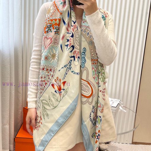 New Recommendation Waiting for Ulysses, Double sided Same Color 140 Cashmere Square Towel, Tsauylg09 - Image 2