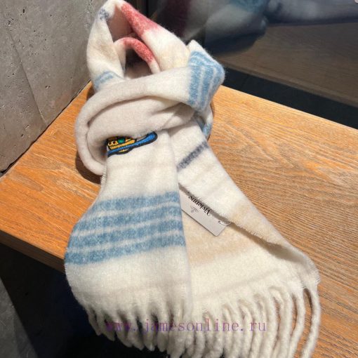 Arrival 𝐕𝐢𝐯𝐢𝐞𝐧𝐞𝐖𝐞𝐬𝐭𝐰𝐨𝐨𝐝 🪐Classic Saturn mohair scarf by Vivienne Westwood, the British fashijriqptrt - Image 17