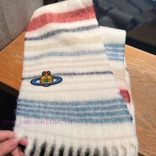 Arrival 𝐕𝐢𝐯𝐢𝐞𝐧𝐞𝐖𝐞𝐬𝐭𝐰𝐨𝐨𝐝 🪐Classic Saturn mohair scarf by Vivienne Westwood, the British fashijriqptrt - Image 19