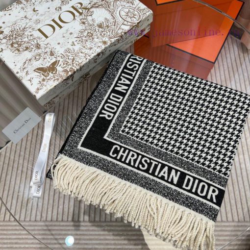 Original quality, price adjustment ️ CD Thousand Bird Grid printed large scarf ️ Scarf shawlu6x1oegb - Image 14