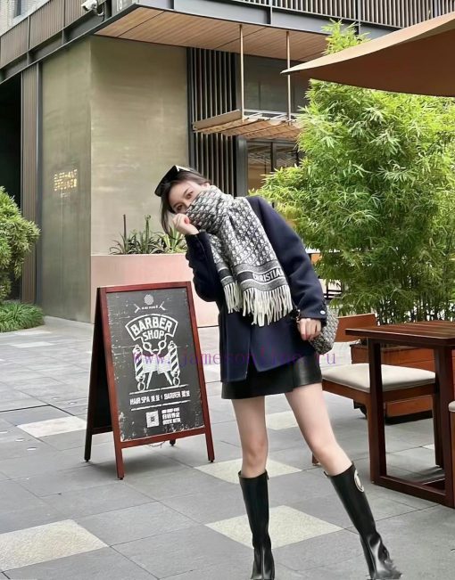 Hot selling item highly recommended! D logo bar pattern long scarf explosive style double-sigylfbk47 - Image 14
