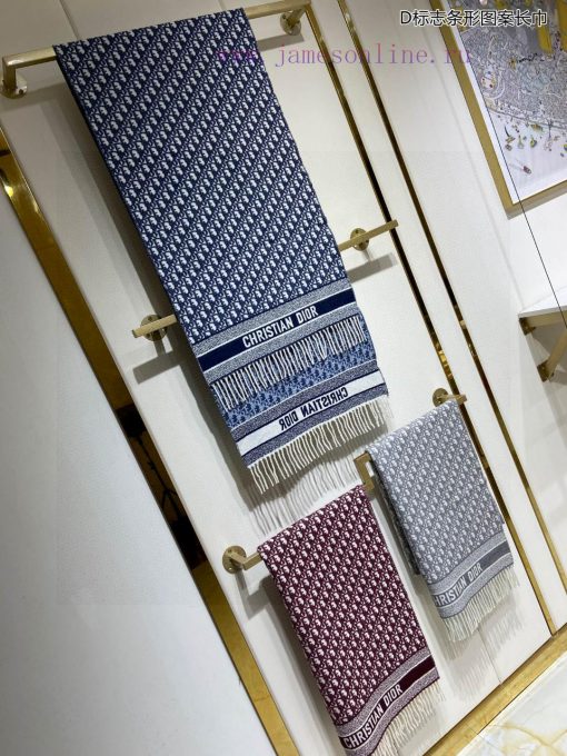 Hot selling item highly recommended! D logo bar pattern long scarf explosive style double-sigylfbk47 - Image 17