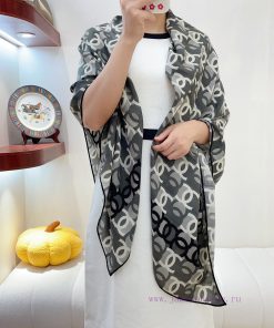 Chanel LOGO Lock Chain 140 Cashmere Square Scarf, High end Love Pure Cashmere Baby Touch Com3vynxo3g