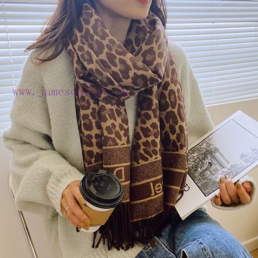 Dr. Jewel brand, live streaming popular leopard print, core spun yarn material, size 65 * 183vclfv3d - Image 4
