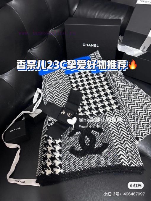 CHANEL cashmere long scarves are top-notch original products that are unparalleled in beautykcpc9yjs - Image 12