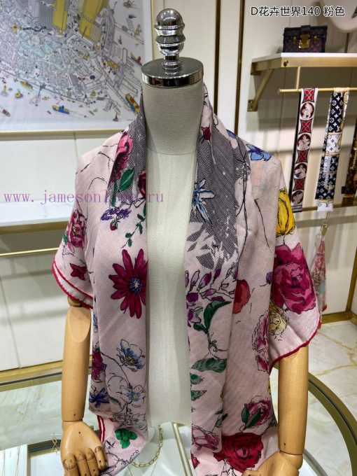 The new D Home D Flower World 140 Cashmere Square Scarf is highly recommended by VIPs. You muvvk66v4 - Image 17