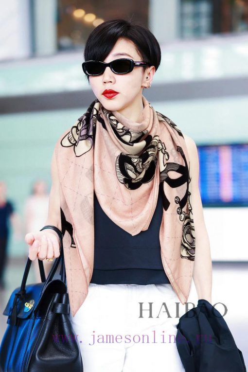 The new Chanel Camellia Square Scarf 140 Cashmere Square Scarf is highly recommended by VIPscd2xt0i3