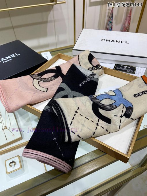 The new Chanel Camellia Square Scarf 140 Cashmere Square Scarf is highly recommended by VIPscd2xt0i3 - Image 3