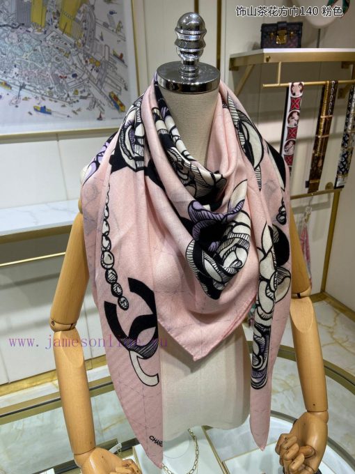 The new Chanel Camellia Square Scarf 140 Cashmere Square Scarf is highly recommended by VIPscd2xt0i3 - Image 7