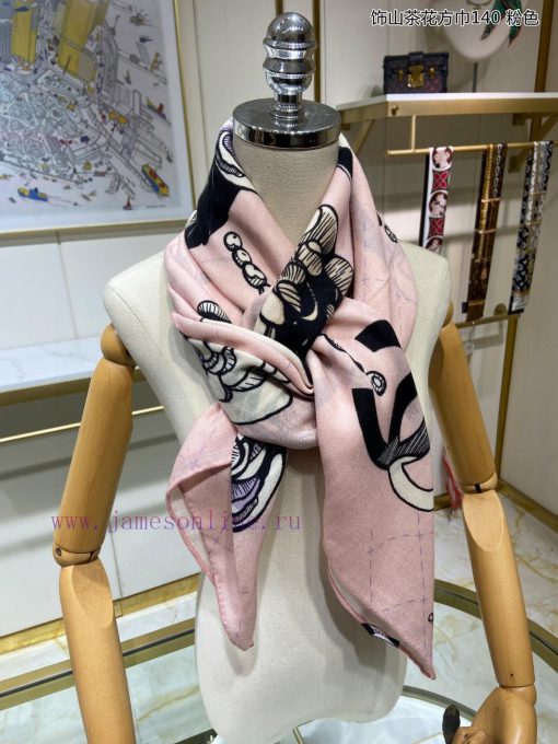 The new Chanel Camellia Square Scarf 140 Cashmere Square Scarf is highly recommended by VIPscd2xt0i3 - Image 15