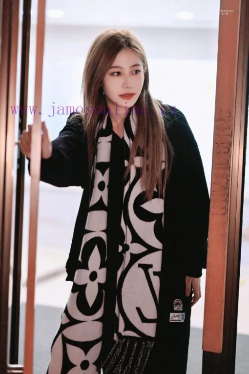 Lvjia's new model 🥰L Large letter long scarf 🧣 It's so beautiful. Big Fried Dough Twists als8cyw1vw1 - Image 6