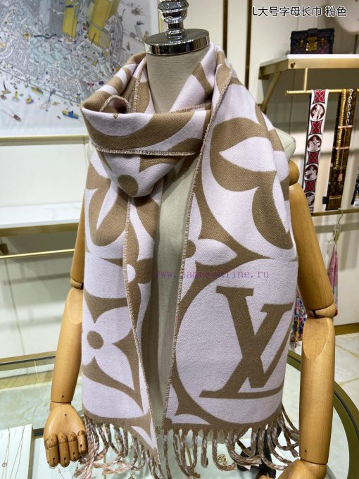 Lvjia's new model 🥰L Large letter long scarf 🧣 It's so beautiful. Big Fried Dough Twists als8cyw1vw1 - Image 11