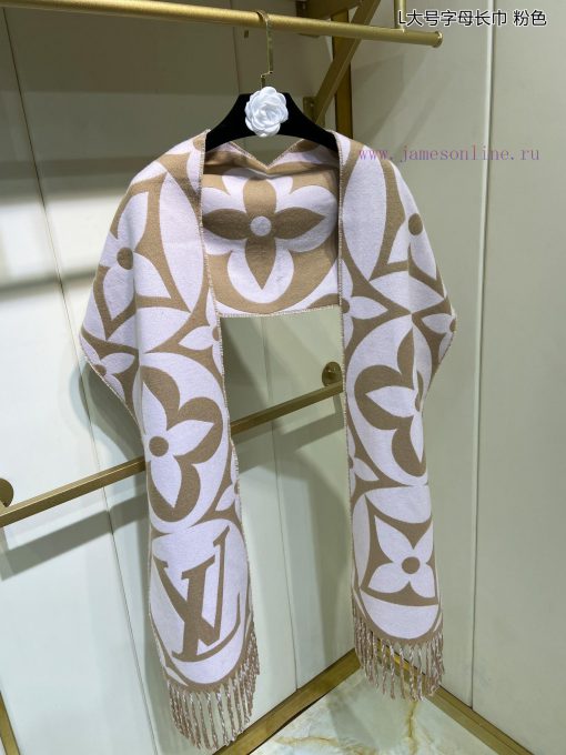 Lvjia's new model 🥰L Large letter long scarf 🧣 It's so beautiful. Big Fried Dough Twists als8cyw1vw1 - Image 26
