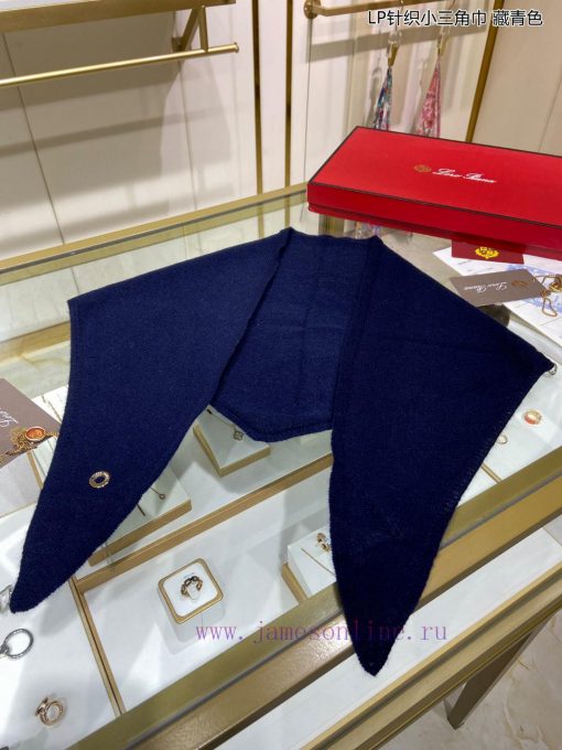 The popular leather Yana LP knitted triangle scarf is luxurious in size, and high-end qualitcc4d1xwq - Image 5