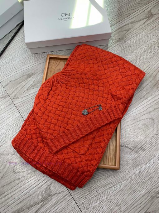 BV Classic Knitted Pocket Collection Comes with Commemorative Edition Pin Wool Set Hat Classr92wa8t0
