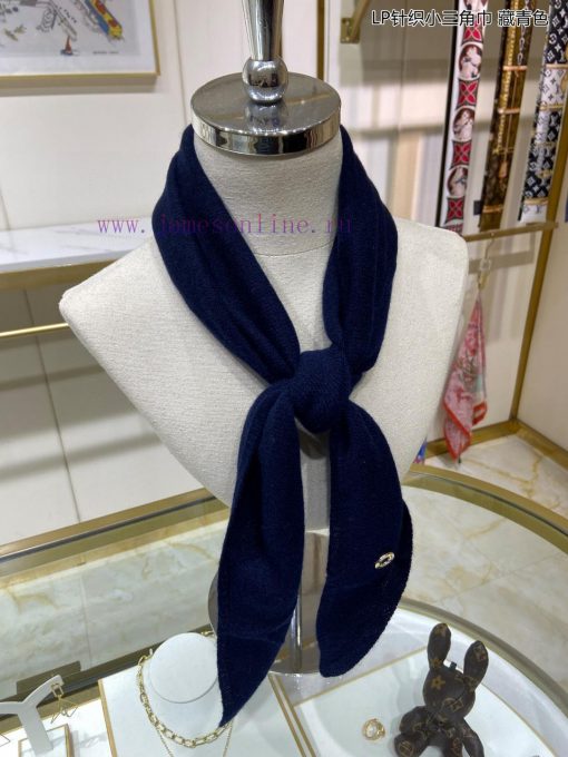 The popular leather Yana LP knitted triangle scarf is luxurious in size, and high-end qualitcc4d1xwq - Image 14