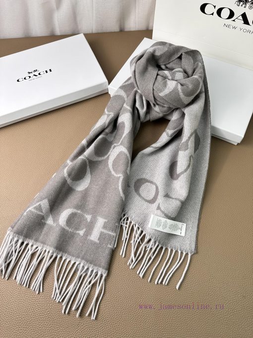 The classic C logo double-sided shawl of Coach by Coach is also so beautiful, not only in teeadxabkq - Image 9