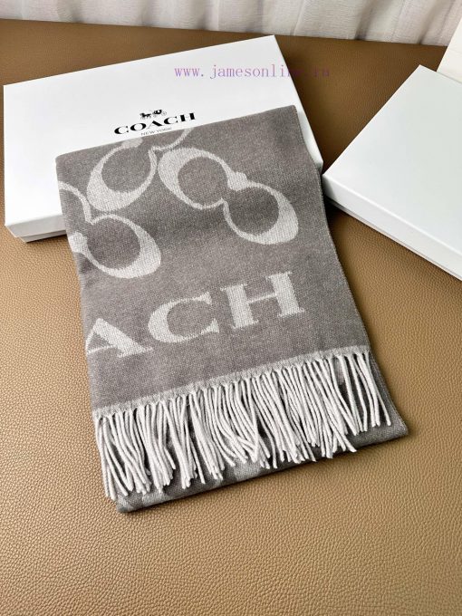 The classic C logo double-sided shawl of Coach by Coach is also so beautiful, not only in teeadxabkq - Image 12