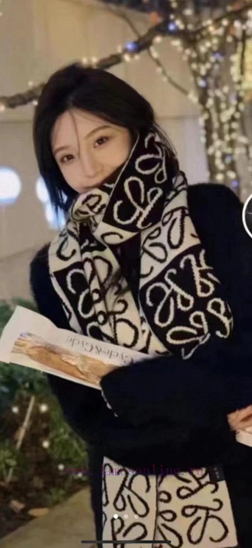 Loewe's new knitted scarf exudes a low-key luxury, exquisite softness, and elite level of fazy357akr - Image 2