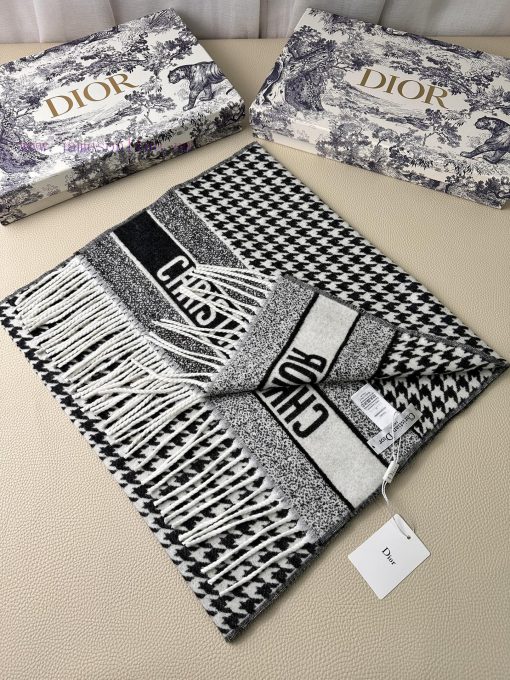 D Home New 2023 Di/O Arrives Classic Thousand Bird Grid Scarf Suitable for People of All Agefaupmqyj - Image 4