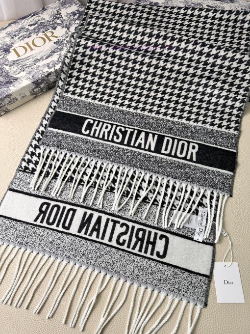 D Home New 2023 Di/O Arrives Classic Thousand Bird Grid Scarf Suitable for People of All Agefaupmqyj - Image 6