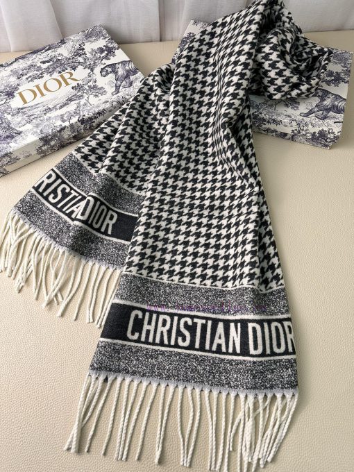 D Home New 2023 Di/O Arrives Classic Thousand Bird Grid Scarf Suitable for People of All Agefaupmqyj - Image 8