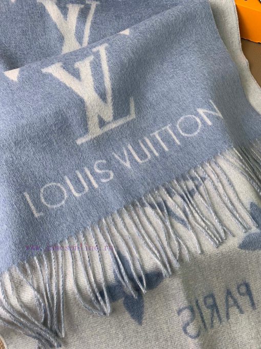 Louis Vuitton denim blue Huo Siyan, the same shawl scarf dual-use, is a classic work of Donkjj6f3zql - Image 14