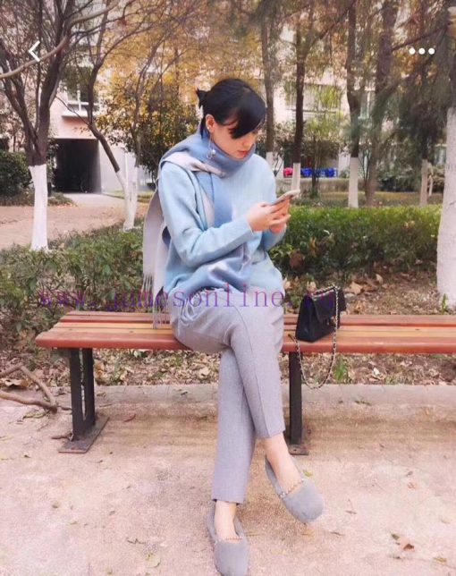 Louis Vuitton denim blue Huo Siyan, the same shawl scarf dual-use, is a classic work of Donkjj6f3zql - Image 19