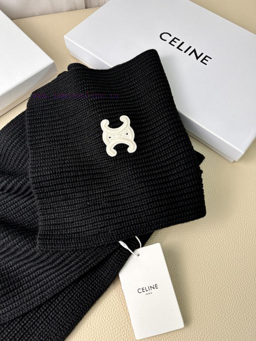 CELINE Classic Cashmere Scarf, come with a hard item In terms of the arrangement of Ma Liu T8nkepcax - Image 5