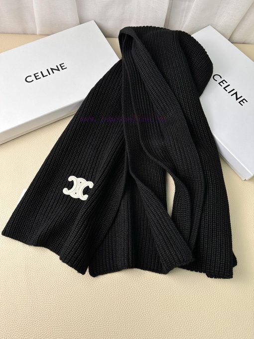 CELINE Classic Cashmere Scarf, come with a hard item In terms of the arrangement of Ma Liu T8nkepcax - Image 7