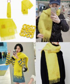 Sending a big brooch, Loewe's super beautiful new mohair brooch scarf is highly recommended qcxjwn9c