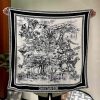 Color code 3 ⃣ Classic Black and WhiteThis square scarf is adorned with the Voyage Ruffo prid4kiplt0