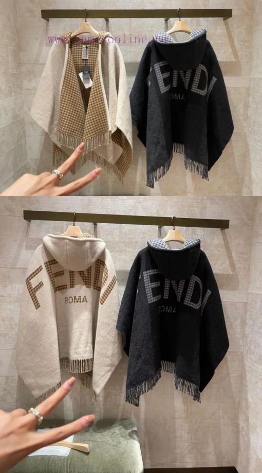 Annual Must Have ️ Super Heavy Weight Fendi Double sided Cloak Free Purchasing ️ I know you 7gfuv17m