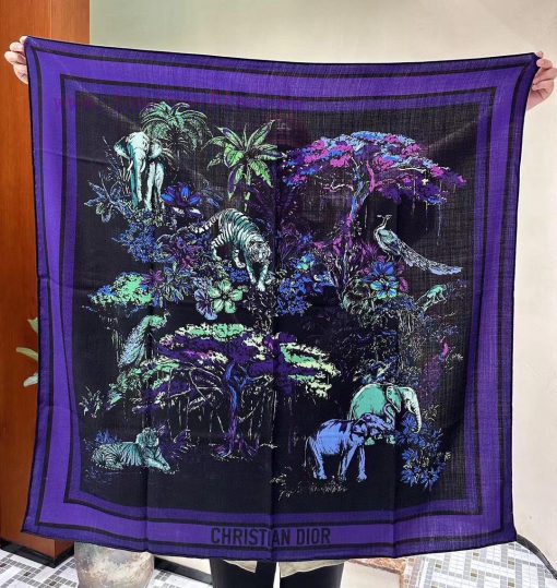 Two new onesColor code 2 ⃣ Mysterious and elegant black purpleThis square scarf is adorned wbohuwyzp - Image 6