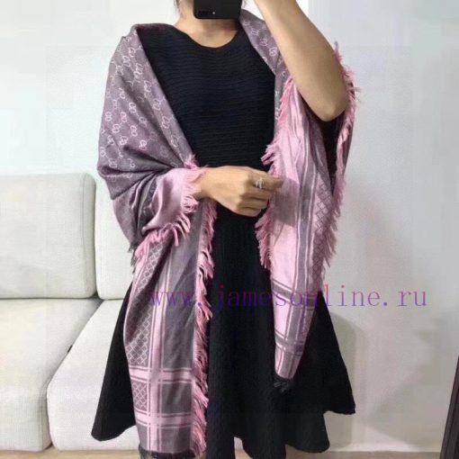 Gucci 2023 new size 140 * 140 pure silk cashmere is absolutely awesome 3 colors - all are veax5dh39j - Image 2