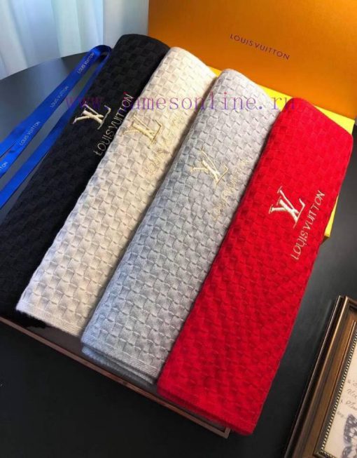 . New winter LV men's scarf, made of wool blend material, soft and warm, with exquisite work579b7ul3 - Image 4