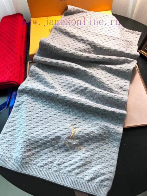 . New winter LV men's scarf, made of wool blend material, soft and warm, with exquisite work579b7ul3 - Image 6