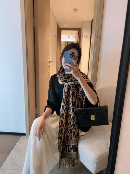 DIOR scarf, women's welfare super gentle and stylish double-sided design feels more youthfulrdlob8jp