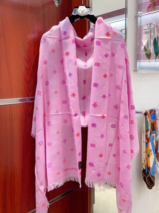 Customized 🧣LV The new Sincere Praise L embroidered LOGO with fine texture and mature style f3n7ppjl - Image 4
