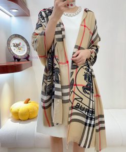 Burberry printed cashmere long scarf ️ recommended for palace level official use ️ latest clyyjh4zkf