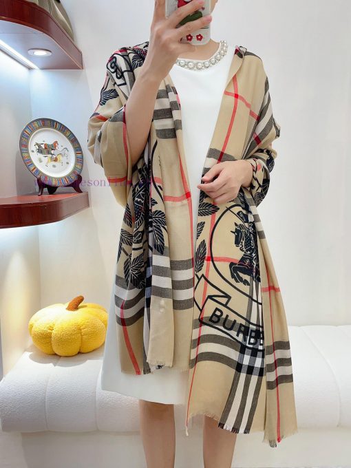 Burberry printed cashmere long scarf ️ recommended for palace level official use ️ latest clyyjh4zkf