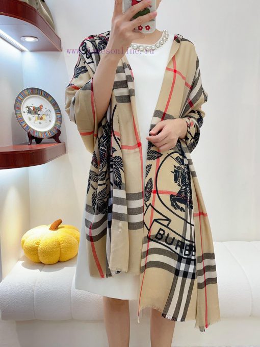 Burberry printed cashmere long scarf ️ recommended for palace level official use ️ latest clyyjh4zkf - Image 2