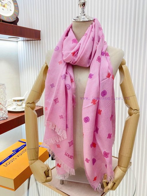 Customized 🧣LV The new Sincere Praise L embroidered LOGO with fine texture and mature style f3n7ppjl - Image 9
