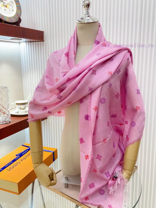 Customized 🧣LV The new Sincere Praise L embroidered LOGO with fine texture and mature style f3n7ppjl - Image 10